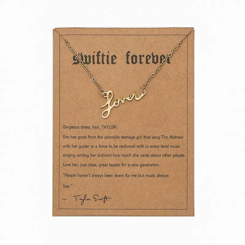 Taylor Swift Swiftie Pendant Necklaces, REBELRY BOUTIQUE, ARVADA, CO
