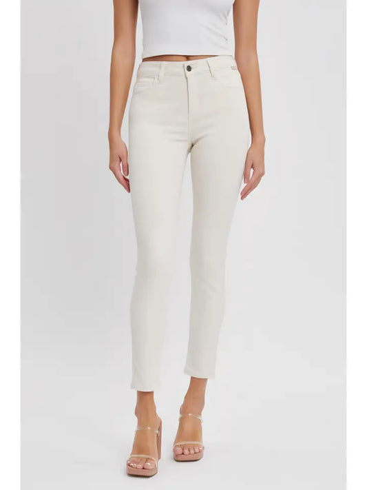 White Cropped Jeans, REBELRY BOUTIQUE, Arvada, CO