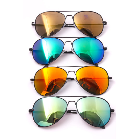 Aviator Reflective Sunglasses