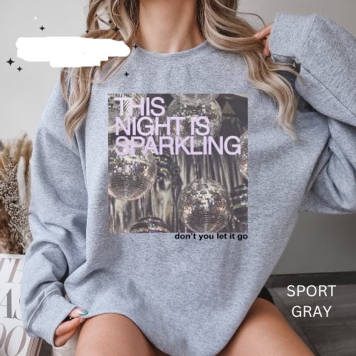 This Night Is Sparkling, Speak Now Taylor's Version Crewneck, REBELRY BOUTIQUE, Arvada, CO