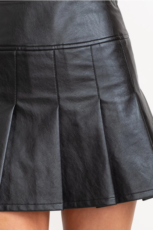 Vegan leather skirt, REBELRY BOUTIQUE, Arvada, CO