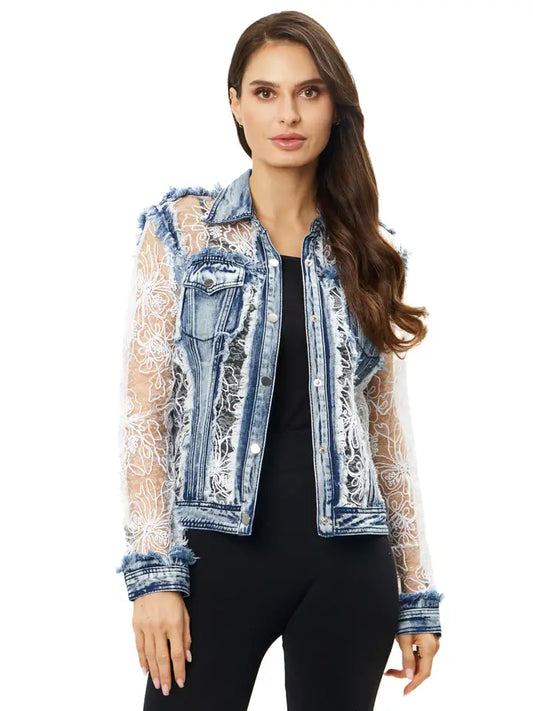 women's embroidered denim jacket, REBELRY BOUTIQUE, Arvada, CO
