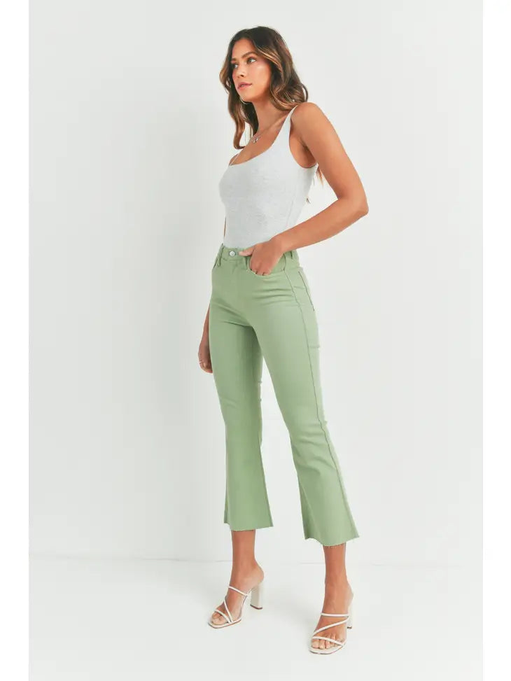 Cropped Flare Jeans, REBELRY BOUTIQUE, Arvada, CO