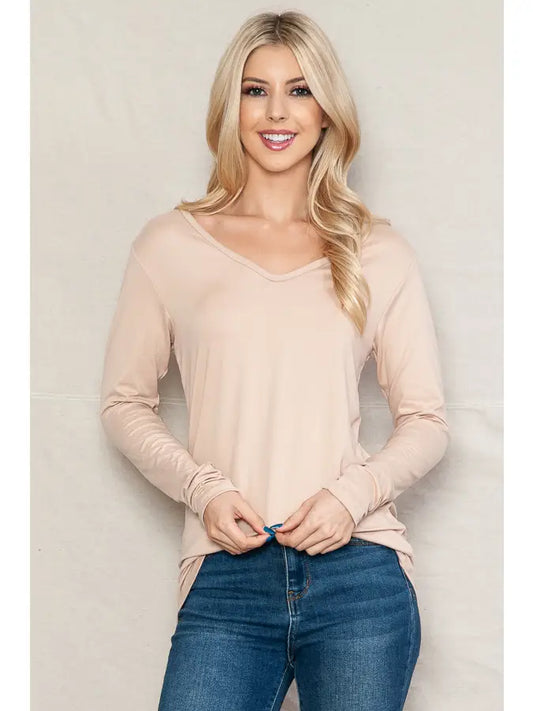 women's  basic long sleeve top, REBELRY BOUTIQUE, Arvada, CO