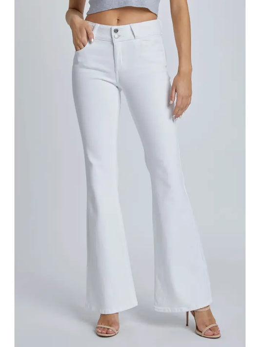 White Flare Jeans, REBELRY BOUTIQUE, Arvada, CO