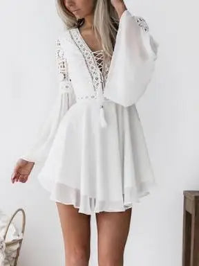 white short flowy dress, REBELRY BOUTIQUE, Arvada, CO