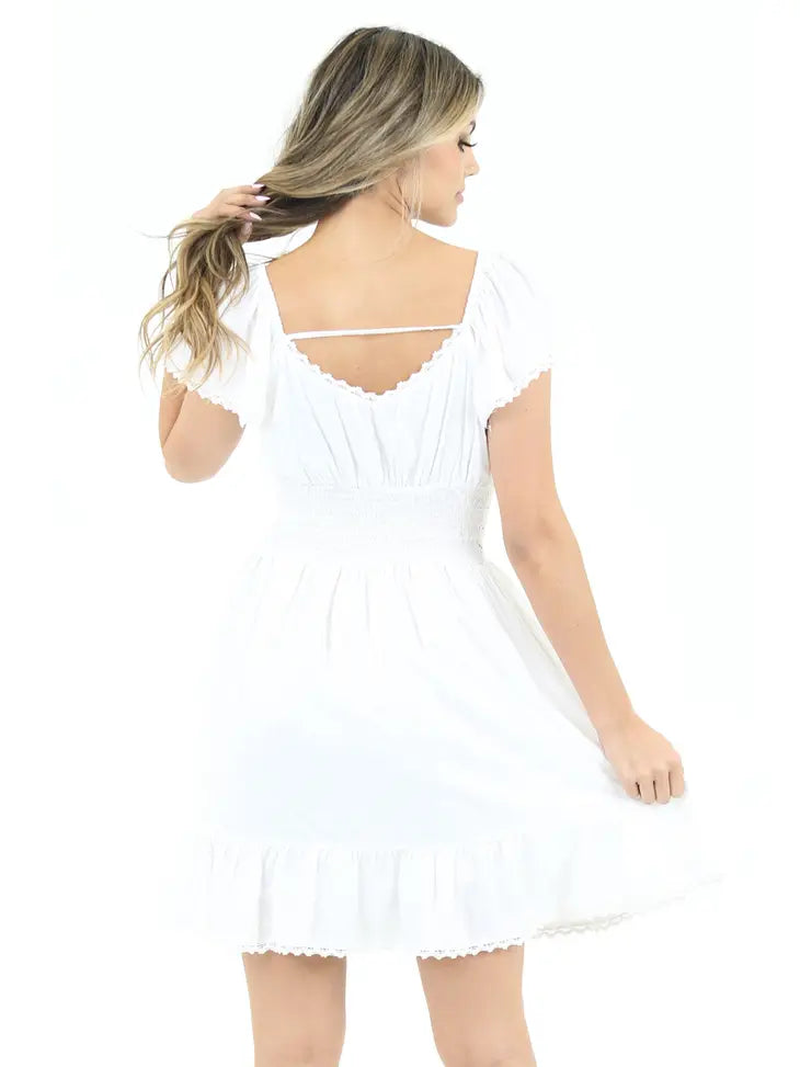 Short White Dress , REBELRY BOUTIQUE, Arvada, CO