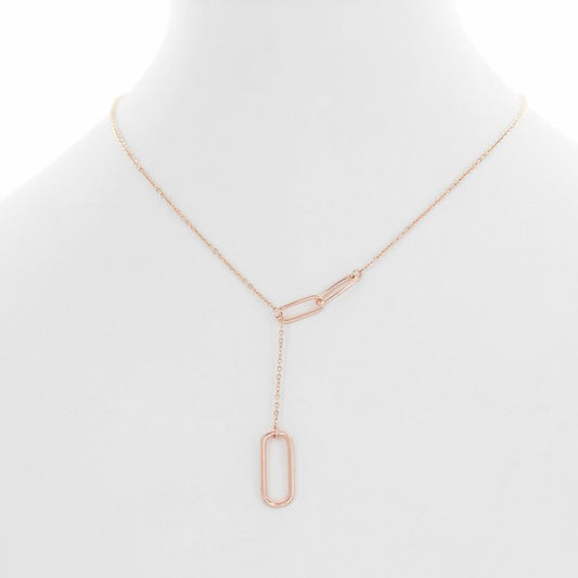 Chain Link with Link Drop Necklace