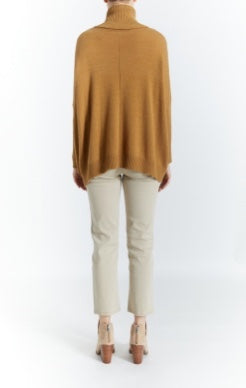 Camel Cowl Pocket Sweater