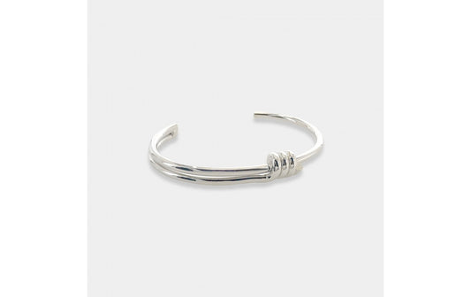 Open Cuff With Twisted Wire Design