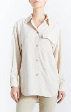Dusty One Pocket Button Down Shirt