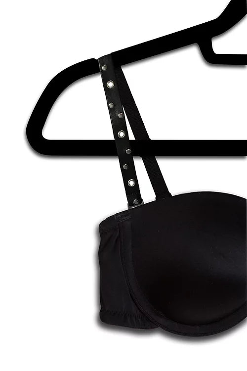 Bra straps in black, 1.50€