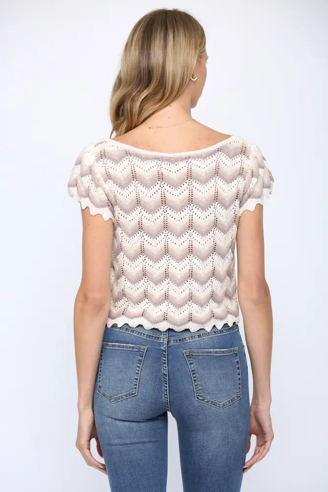 Short Sleeve Spring Sweater, REBELRY BOUTIQUE, Arvada. CO