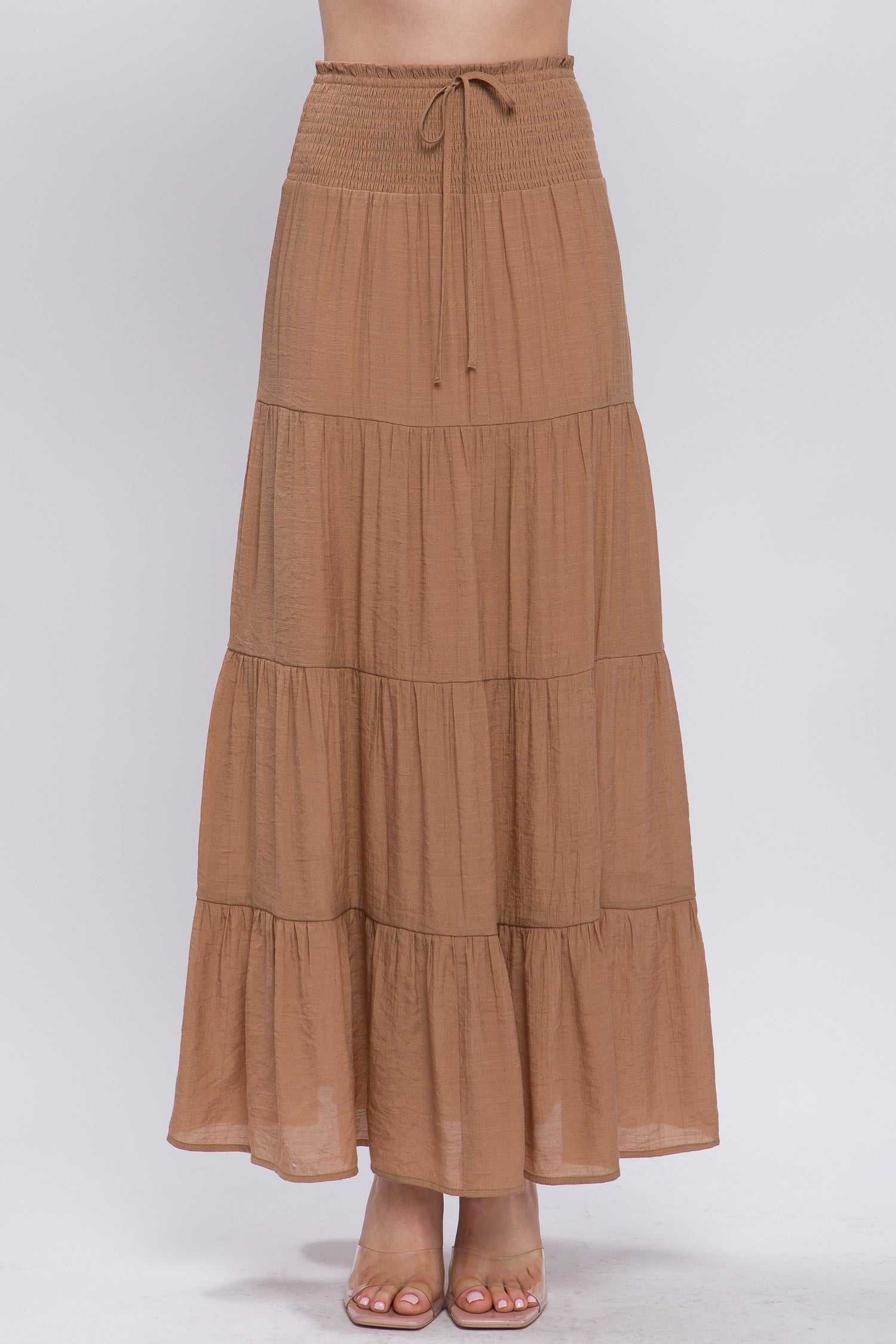 Tiered Maxi Skirt, REBELRY BOUTIQUE, Arvada, CO