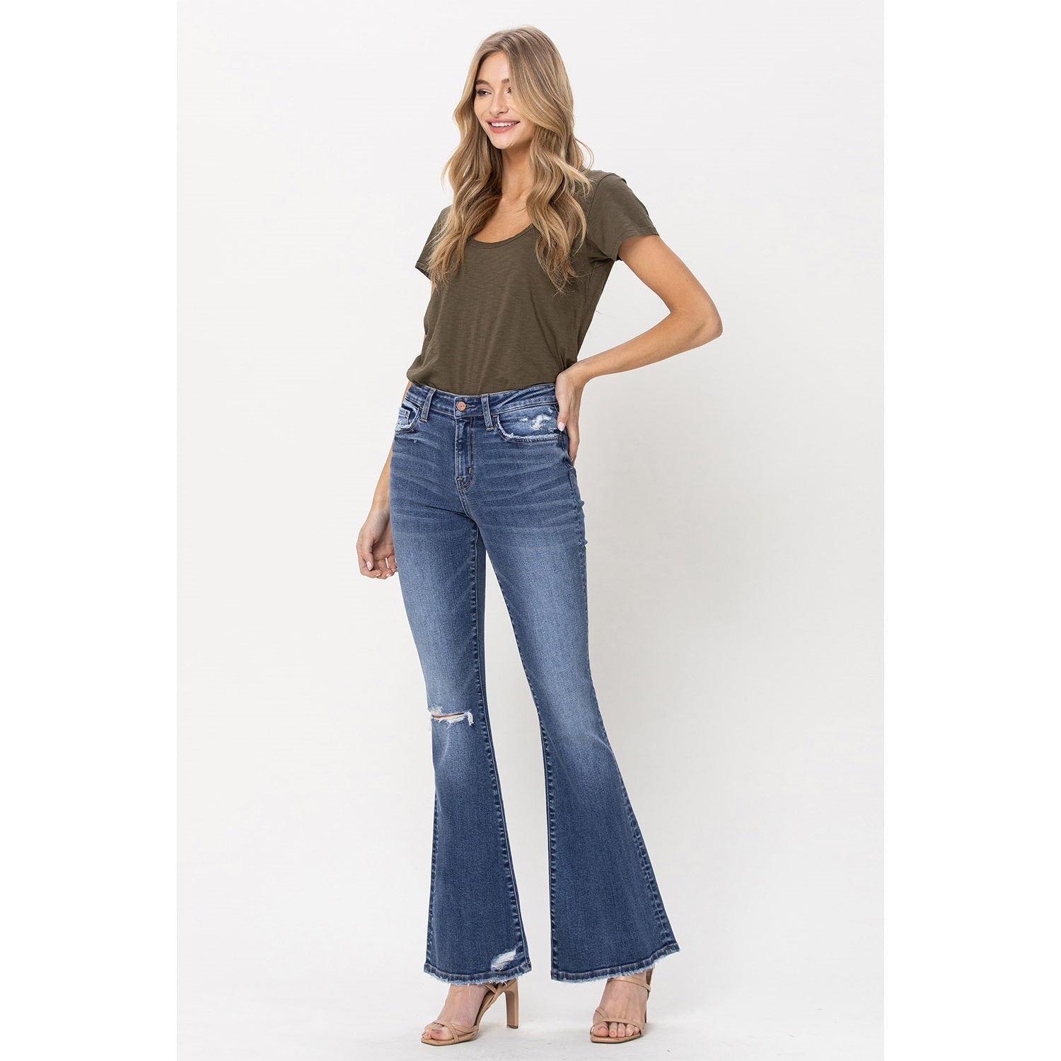 Mid Rise Flare Jean, REBELRY BOUTIQUE