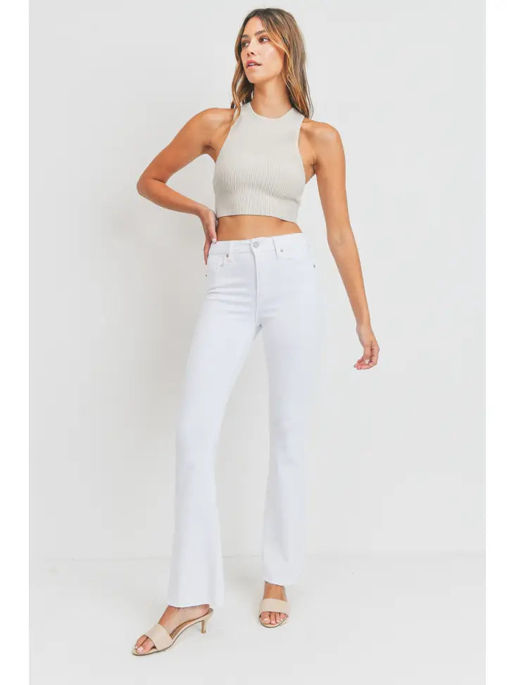 White Skinny Flare Jeans, REBELRY BOUTIQUE, Arvada, CO